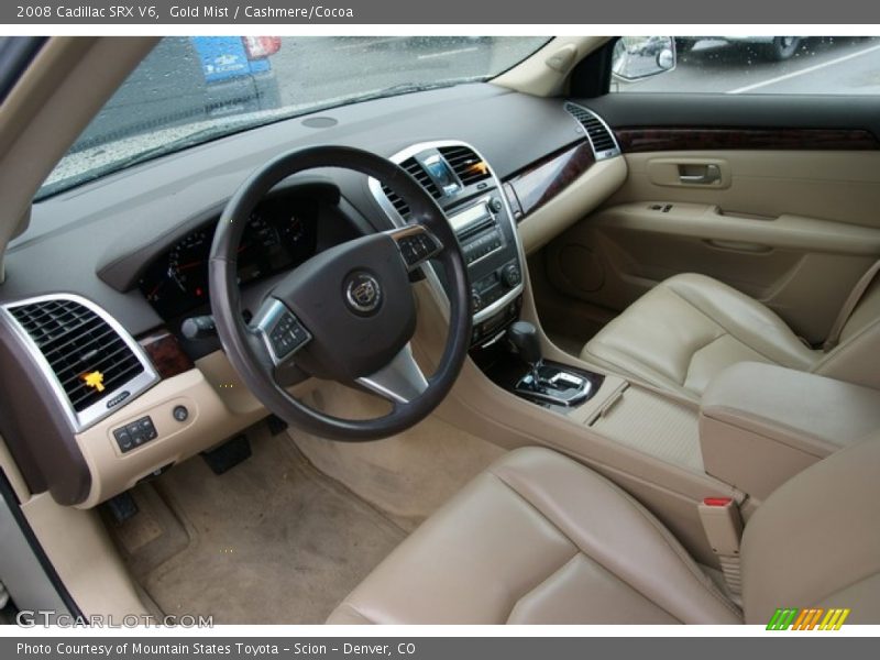 Gold Mist / Cashmere/Cocoa 2008 Cadillac SRX V6