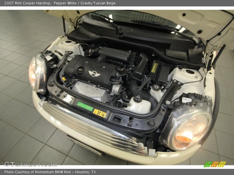 Pepper White / Gravity Tuscan Beige 2007 Mini Cooper Hardtop