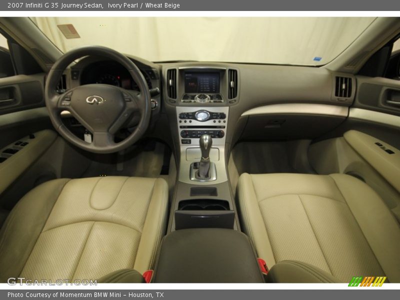 Ivory Pearl / Wheat Beige 2007 Infiniti G 35 Journey Sedan