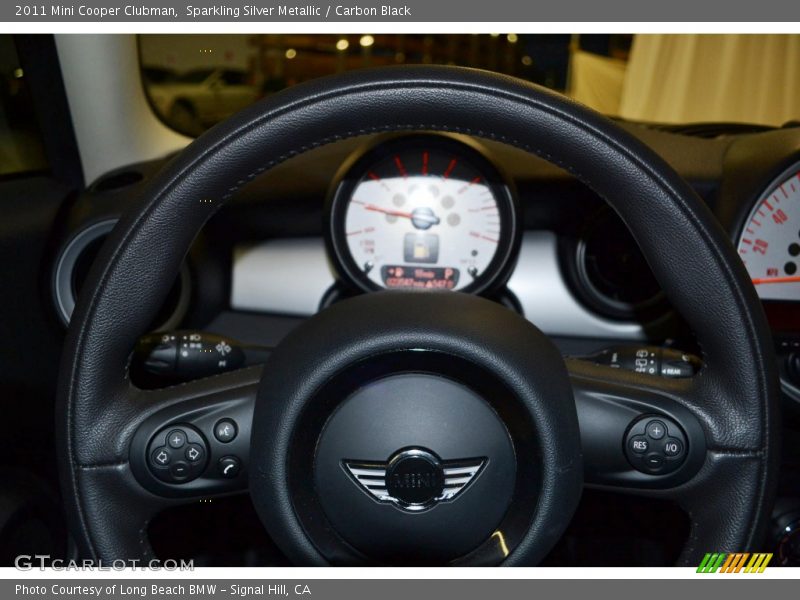 Sparkling Silver Metallic / Carbon Black 2011 Mini Cooper Clubman