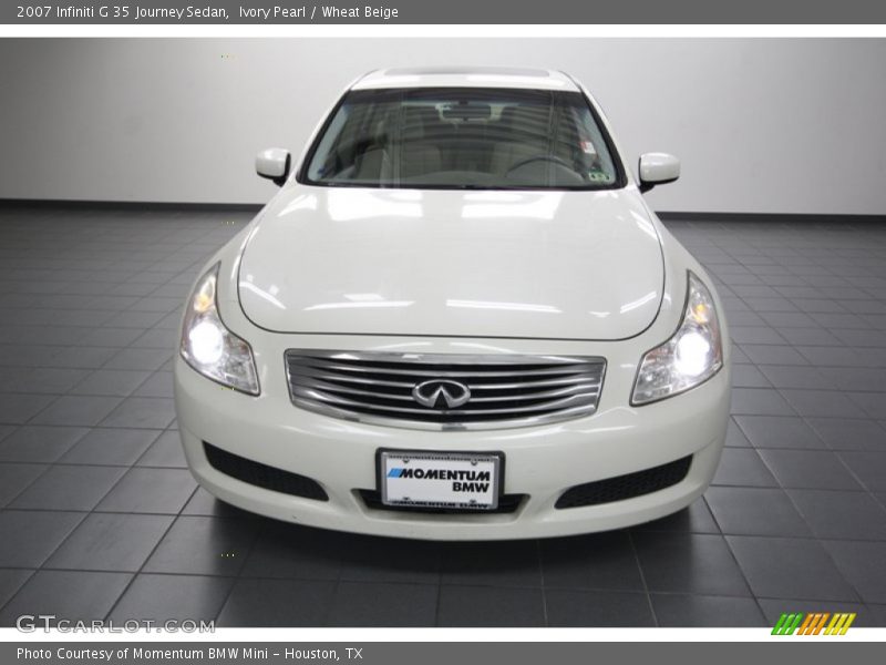 Ivory Pearl / Wheat Beige 2007 Infiniti G 35 Journey Sedan