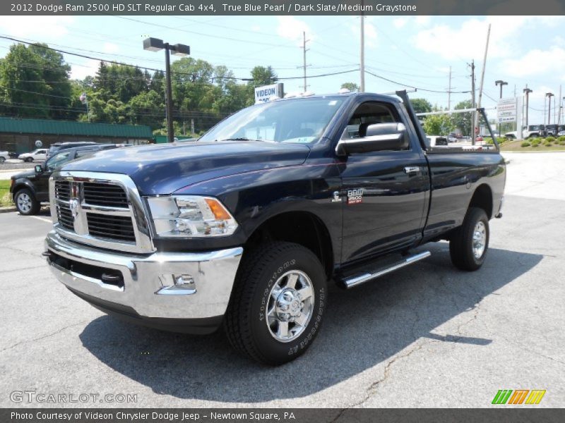 True Blue Pearl / Dark Slate/Medium Graystone 2012 Dodge Ram 2500 HD SLT Regular Cab 4x4