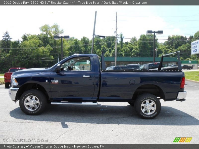 True Blue Pearl / Dark Slate/Medium Graystone 2012 Dodge Ram 2500 HD SLT Regular Cab 4x4