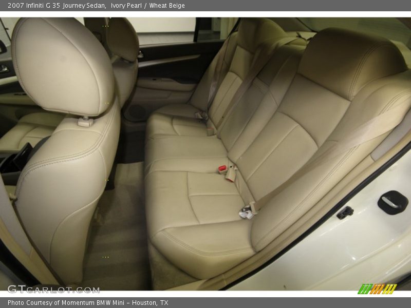 Ivory Pearl / Wheat Beige 2007 Infiniti G 35 Journey Sedan
