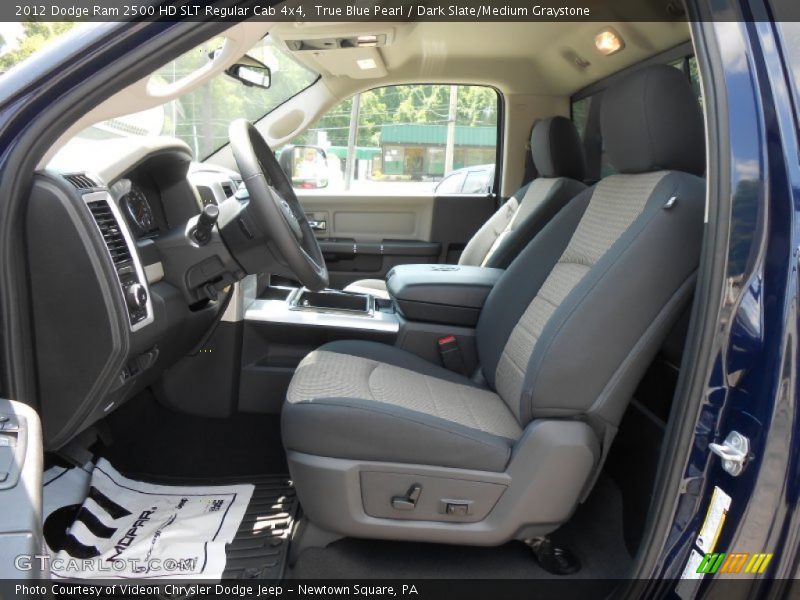 True Blue Pearl / Dark Slate/Medium Graystone 2012 Dodge Ram 2500 HD SLT Regular Cab 4x4