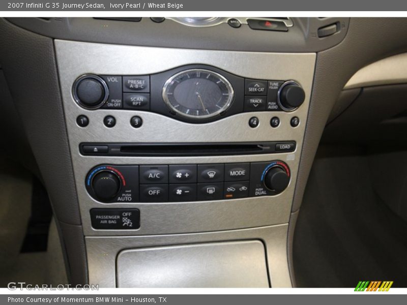 Ivory Pearl / Wheat Beige 2007 Infiniti G 35 Journey Sedan