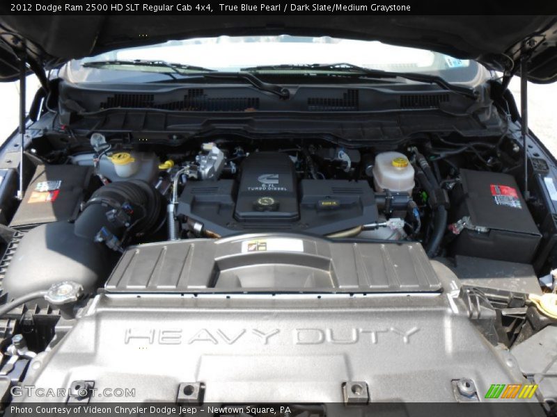 True Blue Pearl / Dark Slate/Medium Graystone 2012 Dodge Ram 2500 HD SLT Regular Cab 4x4