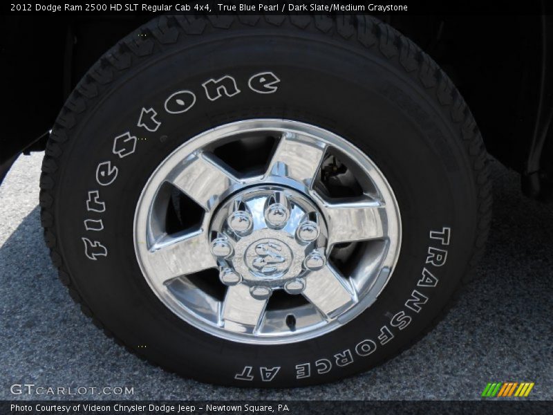 True Blue Pearl / Dark Slate/Medium Graystone 2012 Dodge Ram 2500 HD SLT Regular Cab 4x4