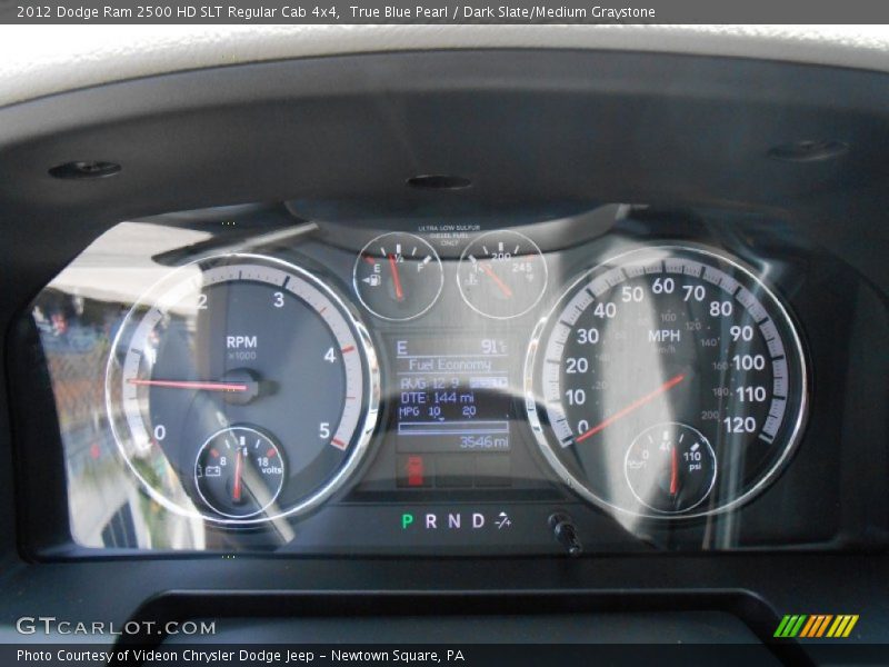 True Blue Pearl / Dark Slate/Medium Graystone 2012 Dodge Ram 2500 HD SLT Regular Cab 4x4