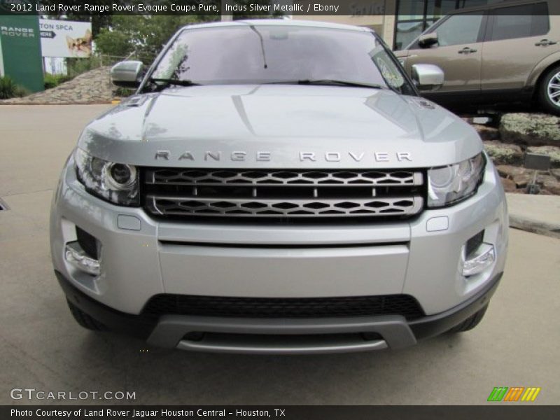 Indus Silver Metallic / Ebony 2012 Land Rover Range Rover Evoque Coupe Pure