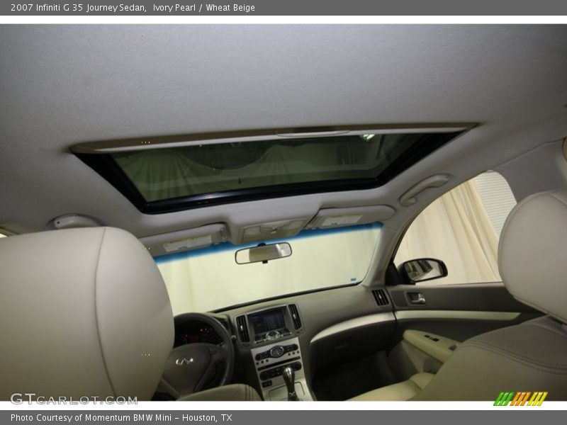 Ivory Pearl / Wheat Beige 2007 Infiniti G 35 Journey Sedan