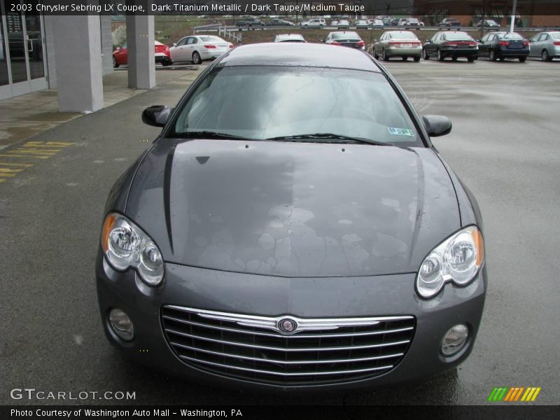 Dark Titanium Metallic / Dark Taupe/Medium Taupe 2003 Chrysler Sebring LX Coupe
