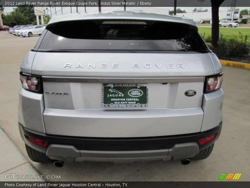 Indus Silver Metallic / Ebony 2012 Land Rover Range Rover Evoque Coupe Pure