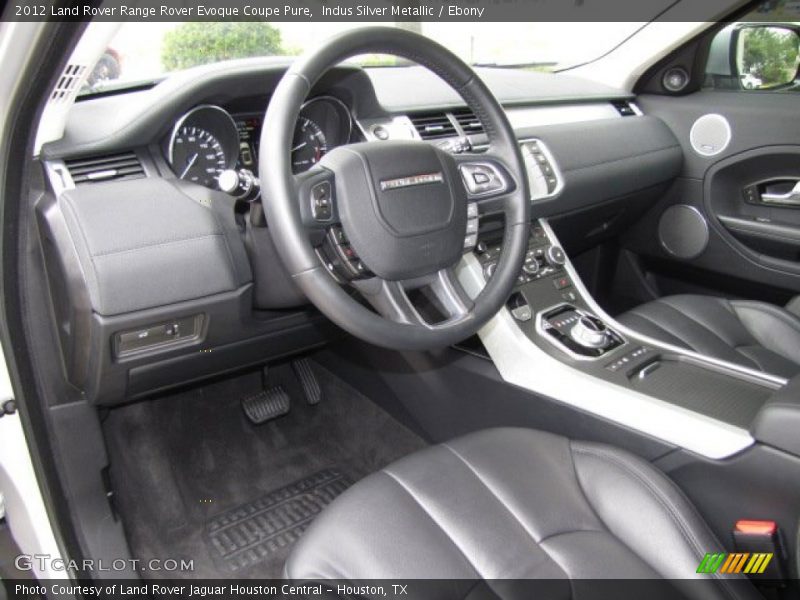 Indus Silver Metallic / Ebony 2012 Land Rover Range Rover Evoque Coupe Pure