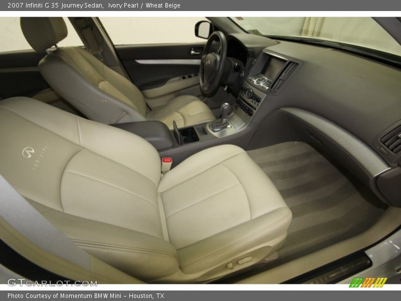 Ivory Pearl / Wheat Beige 2007 Infiniti G 35 Journey Sedan