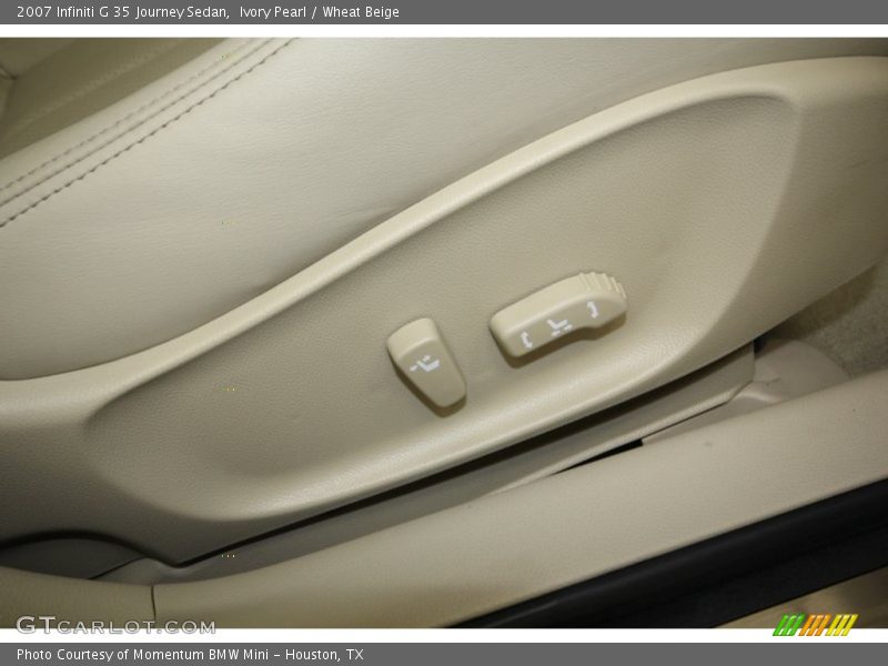 Ivory Pearl / Wheat Beige 2007 Infiniti G 35 Journey Sedan