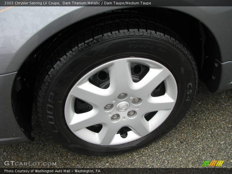 Dark Titanium Metallic / Dark Taupe/Medium Taupe 2003 Chrysler Sebring LX Coupe