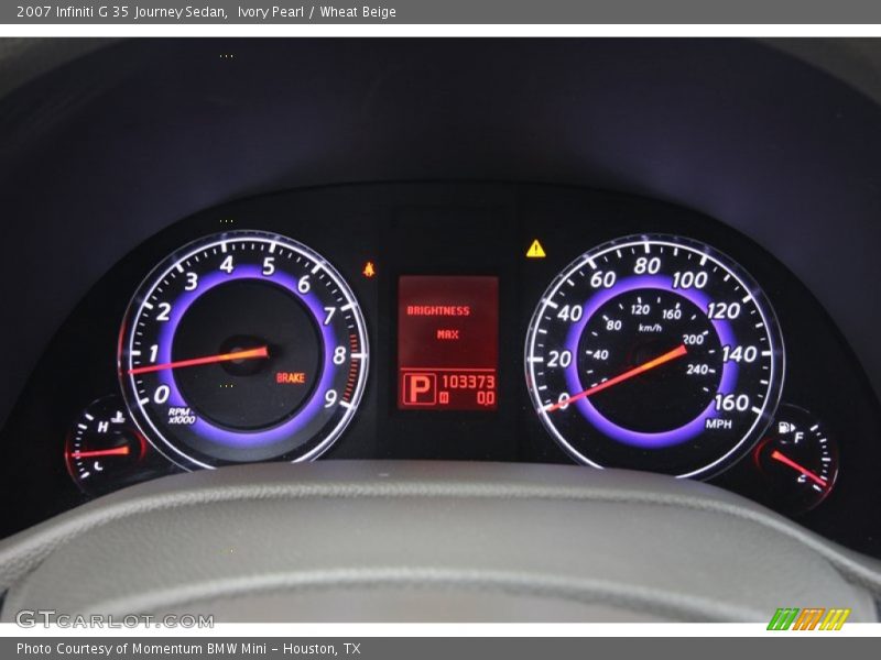 Ivory Pearl / Wheat Beige 2007 Infiniti G 35 Journey Sedan