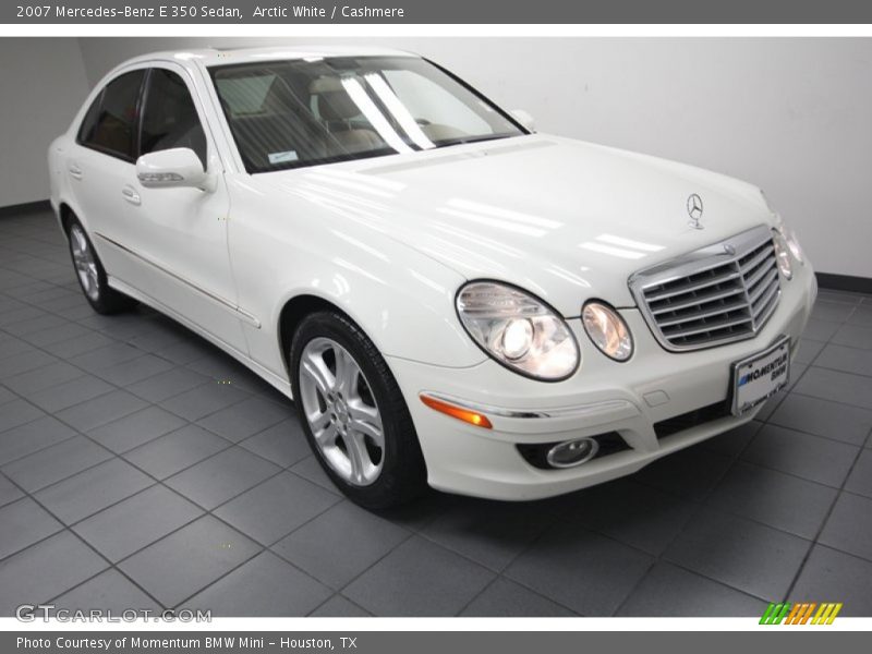 Arctic White / Cashmere 2007 Mercedes-Benz E 350 Sedan