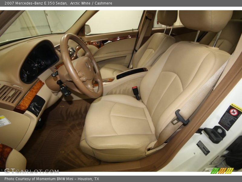 Arctic White / Cashmere 2007 Mercedes-Benz E 350 Sedan