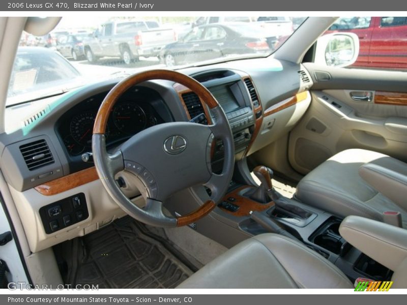 Blizzard White Pearl / Ivory 2006 Lexus GX 470