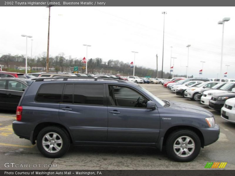Bluestone Metallic / Ivory 2002 Toyota Highlander Limited