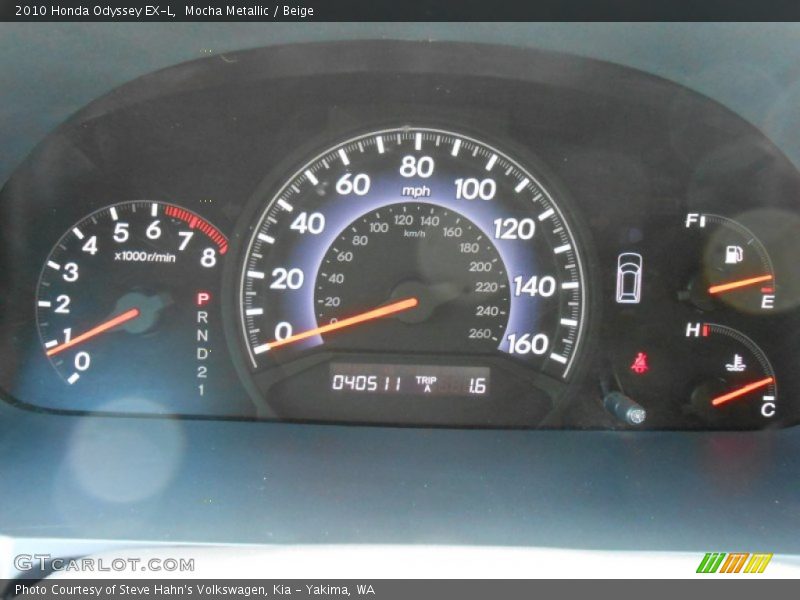 Mocha Metallic / Beige 2010 Honda Odyssey EX-L