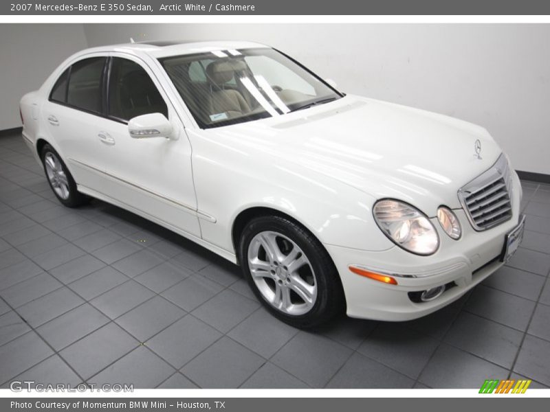 Arctic White / Cashmere 2007 Mercedes-Benz E 350 Sedan