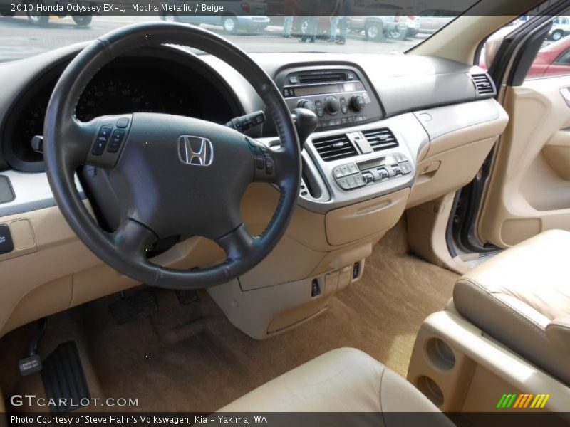 Mocha Metallic / Beige 2010 Honda Odyssey EX-L