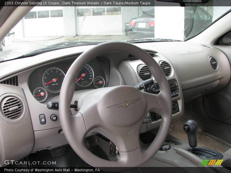 Dark Titanium Metallic / Dark Taupe/Medium Taupe 2003 Chrysler Sebring LX Coupe