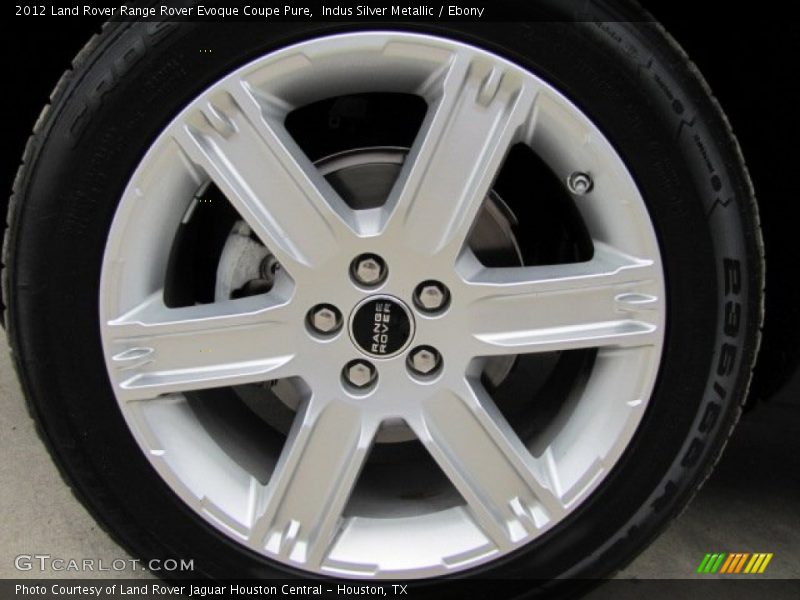 Indus Silver Metallic / Ebony 2012 Land Rover Range Rover Evoque Coupe Pure