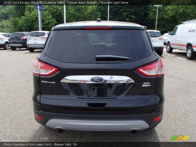 Tuxedo Black Metallic / Medium Light Stone 2013 Ford Escape SEL 1.6L EcoBoost 4WD