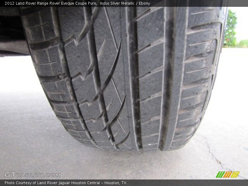 Indus Silver Metallic / Ebony 2012 Land Rover Range Rover Evoque Coupe Pure