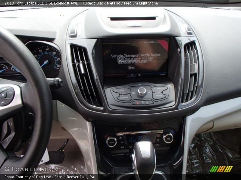 Tuxedo Black Metallic / Medium Light Stone 2013 Ford Escape SEL 1.6L EcoBoost 4WD