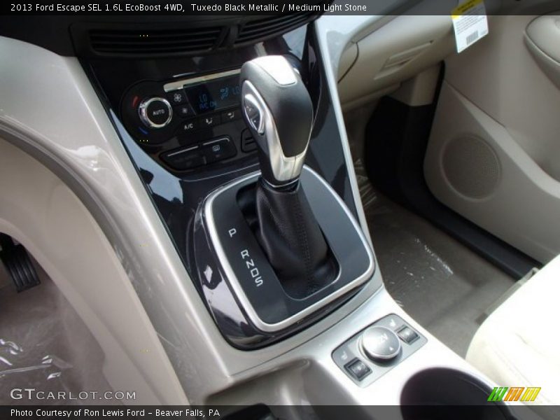 Tuxedo Black Metallic / Medium Light Stone 2013 Ford Escape SEL 1.6L EcoBoost 4WD