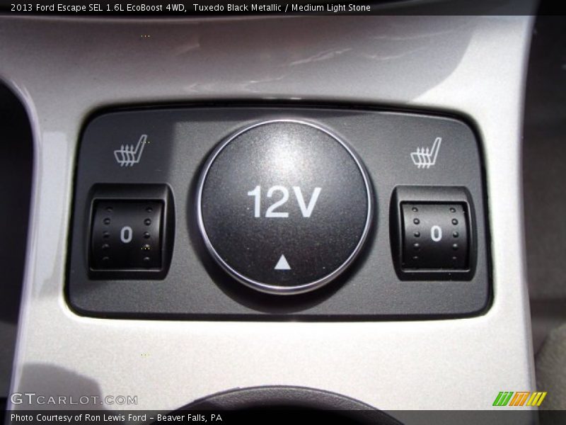Tuxedo Black Metallic / Medium Light Stone 2013 Ford Escape SEL 1.6L EcoBoost 4WD