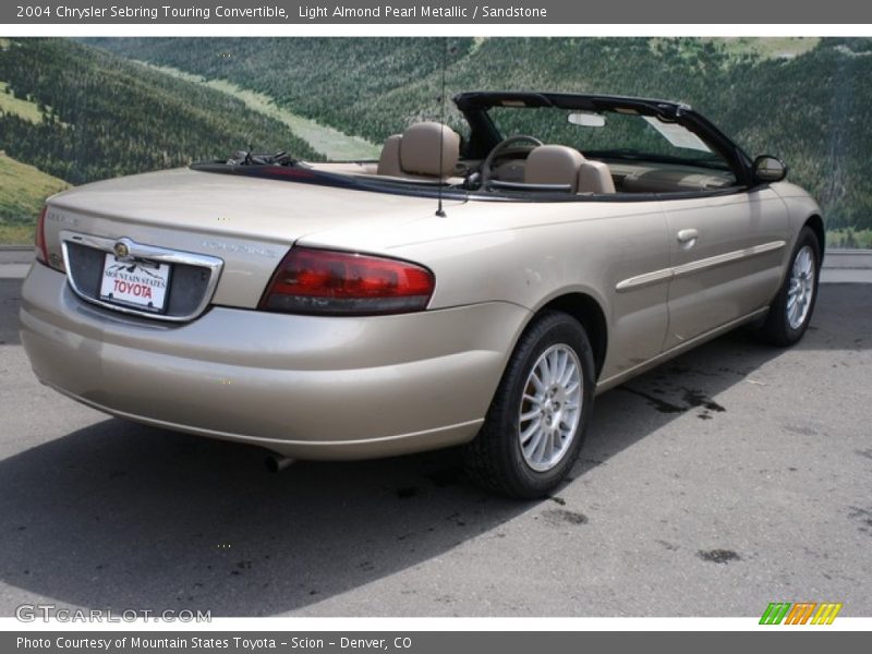 Light Almond Pearl Metallic / Sandstone 2004 Chrysler Sebring Touring Convertible