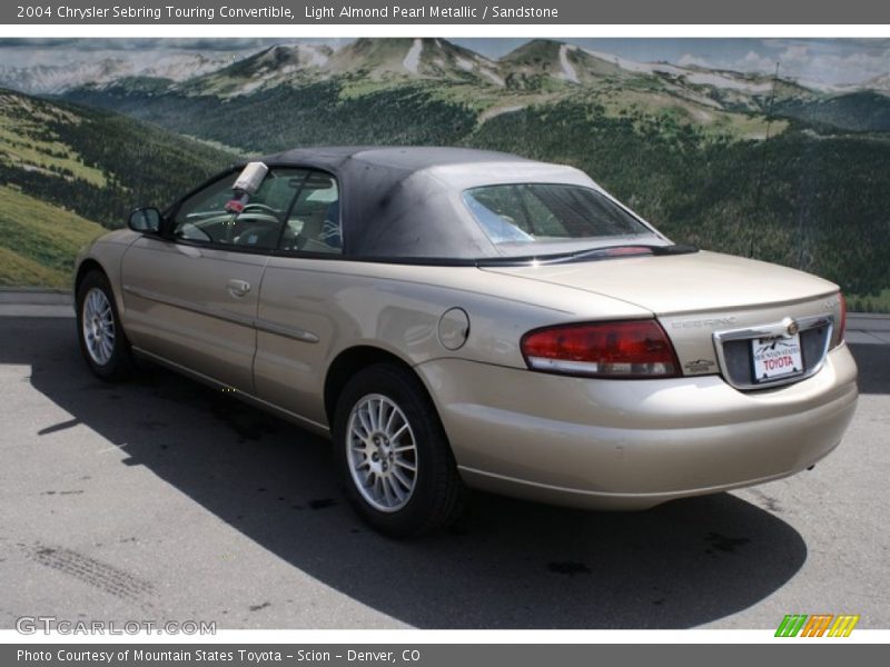 Light Almond Pearl Metallic / Sandstone 2004 Chrysler Sebring Touring Convertible
