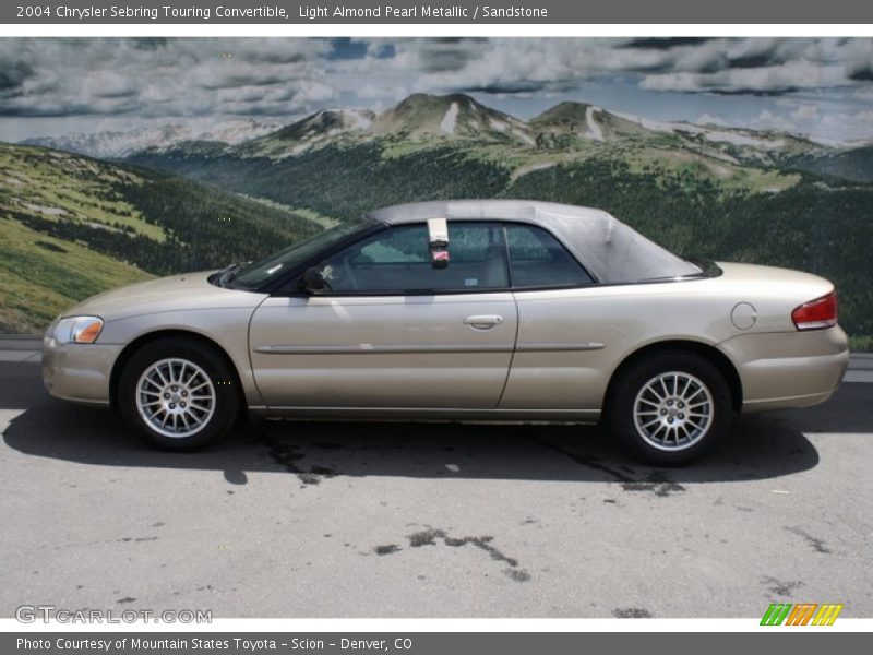 Light Almond Pearl Metallic / Sandstone 2004 Chrysler Sebring Touring Convertible