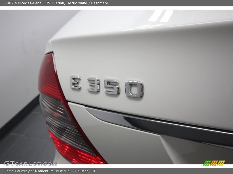 Arctic White / Cashmere 2007 Mercedes-Benz E 350 Sedan