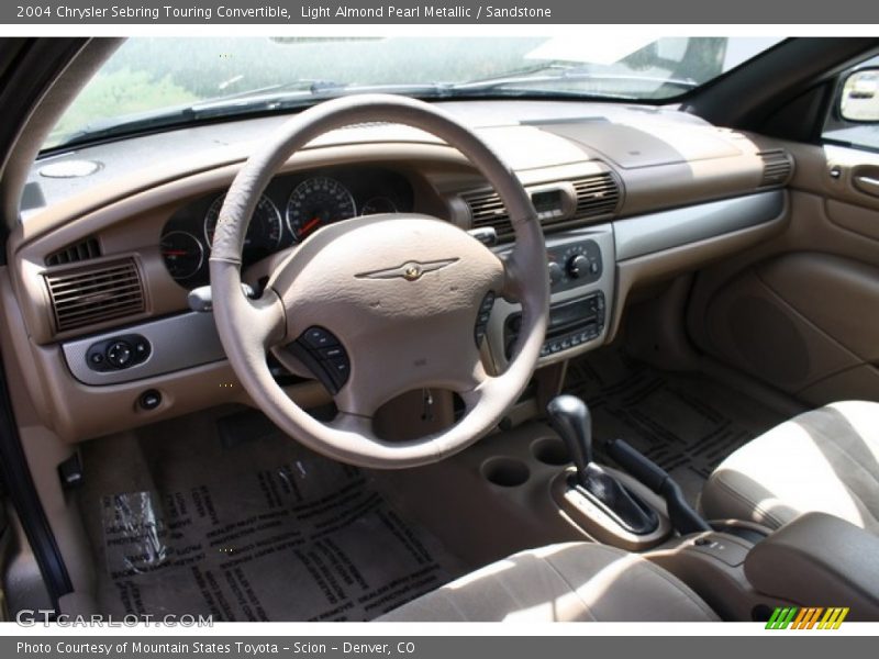 Light Almond Pearl Metallic / Sandstone 2004 Chrysler Sebring Touring Convertible