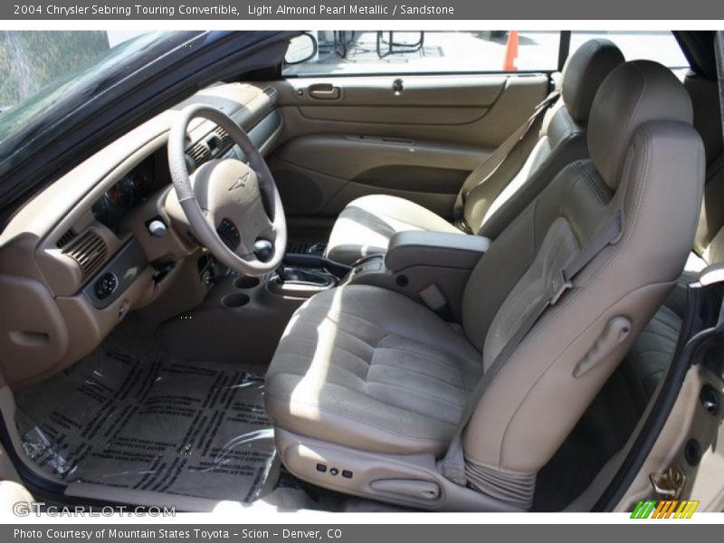 Light Almond Pearl Metallic / Sandstone 2004 Chrysler Sebring Touring Convertible
