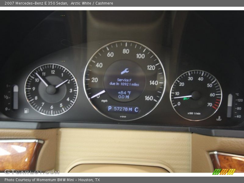 Arctic White / Cashmere 2007 Mercedes-Benz E 350 Sedan