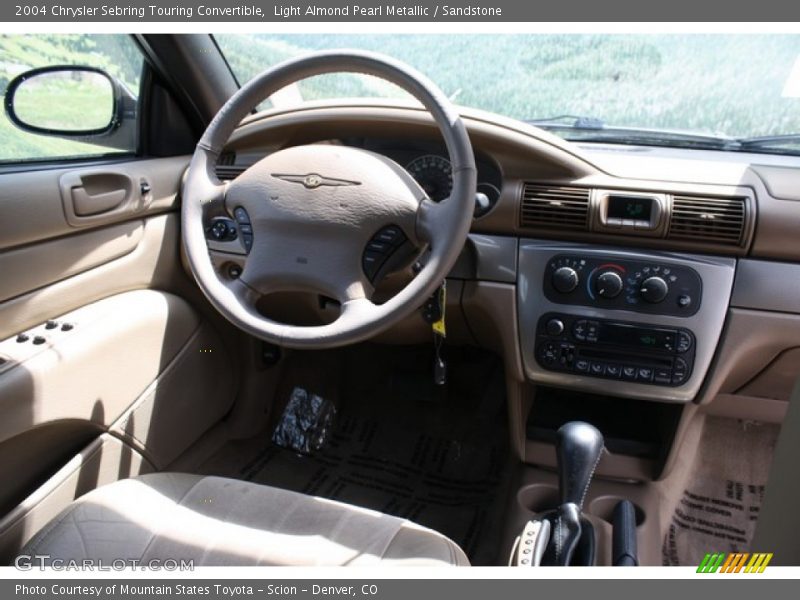 Light Almond Pearl Metallic / Sandstone 2004 Chrysler Sebring Touring Convertible