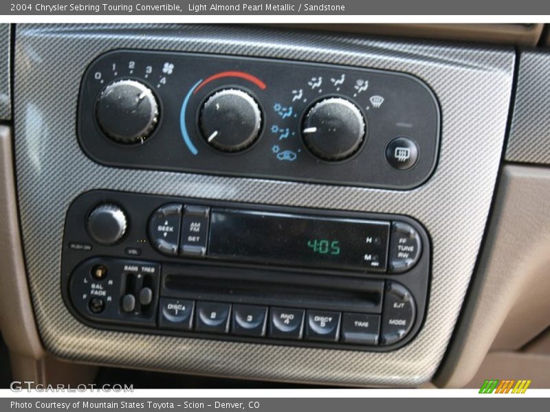 Light Almond Pearl Metallic / Sandstone 2004 Chrysler Sebring Touring Convertible