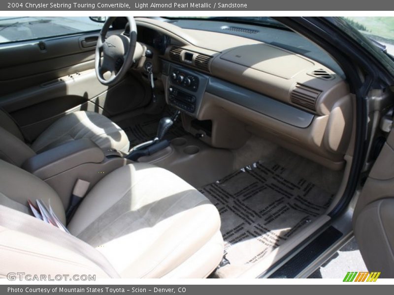 Light Almond Pearl Metallic / Sandstone 2004 Chrysler Sebring Touring Convertible