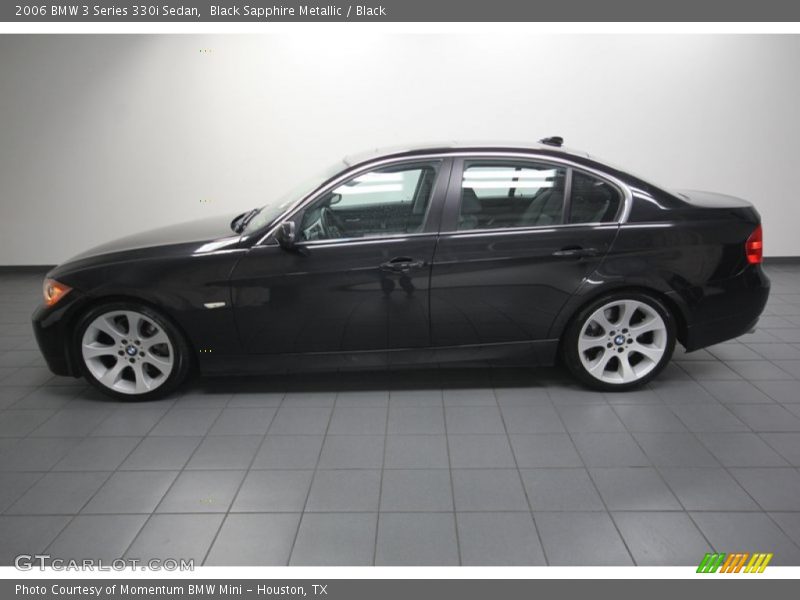 Black Sapphire Metallic / Black 2006 BMW 3 Series 330i Sedan