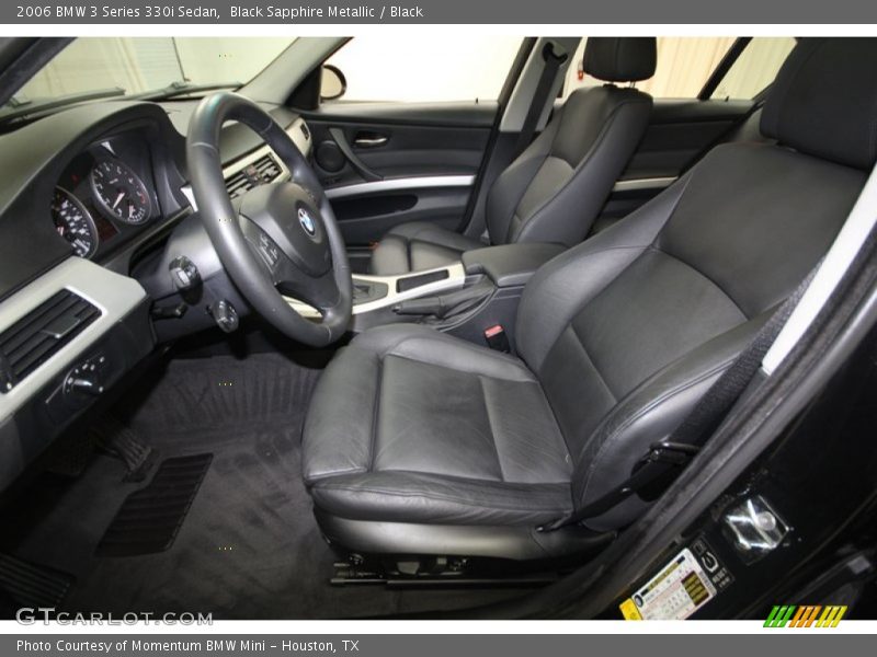 Black Sapphire Metallic / Black 2006 BMW 3 Series 330i Sedan