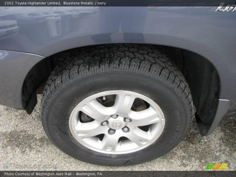 Bluestone Metallic / Ivory 2002 Toyota Highlander Limited