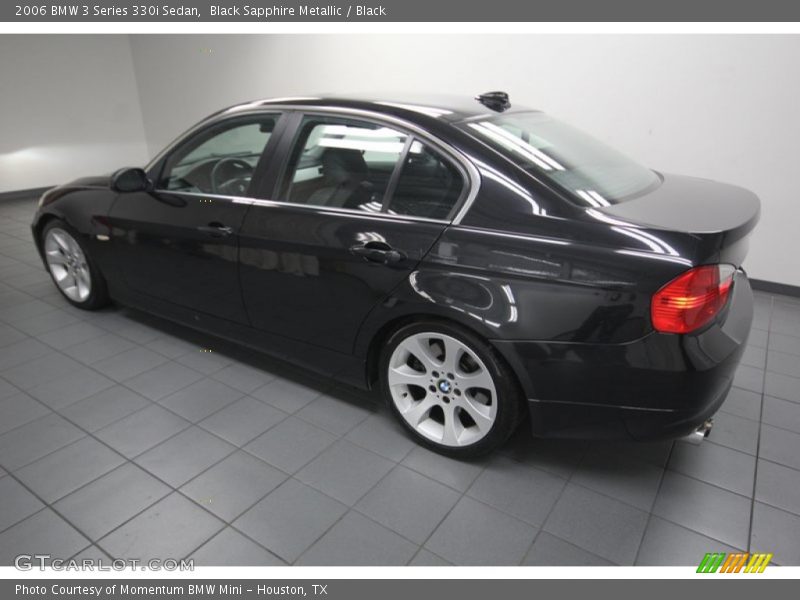 Black Sapphire Metallic / Black 2006 BMW 3 Series 330i Sedan